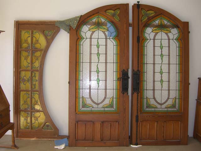 Stained Glass doors & Arch