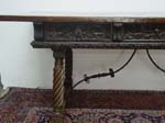 17th c. Spanish Colonial table w. wr. iron cu