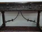 17th c. Spanish Colonial table w. wr. iron front