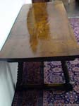 17th c. Spanish Colonial table w. wr. iron top