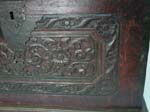 19c. Spanish Carved Chest detail 2