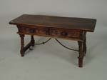 19th c. Spanish colonial 2dr. sofa table top