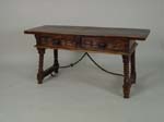 19th c. Spanish colonial 2dr. sofa table