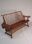 Antique hand carved bench