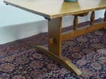 Custom made trestle table by Jack Rennick L.A. 1941 side