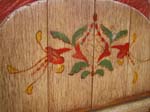 Monterey handpainted Ottoman detail