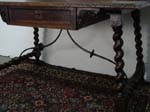 Spanish Revival desk w. wrought iron detail