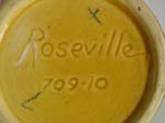 Roseville 6.5in tall vase mark