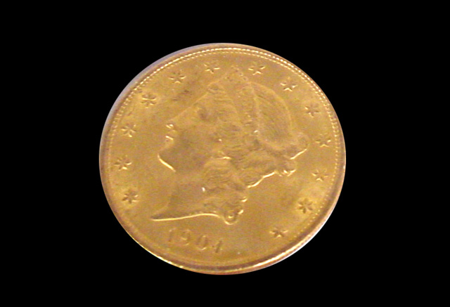 1904 $20 Gold pc MS6465