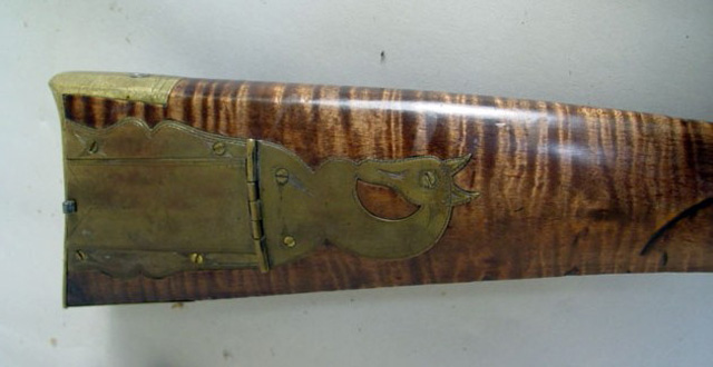 Bethlehem Co. Penn. Swivel breech flintlock rifle (3)