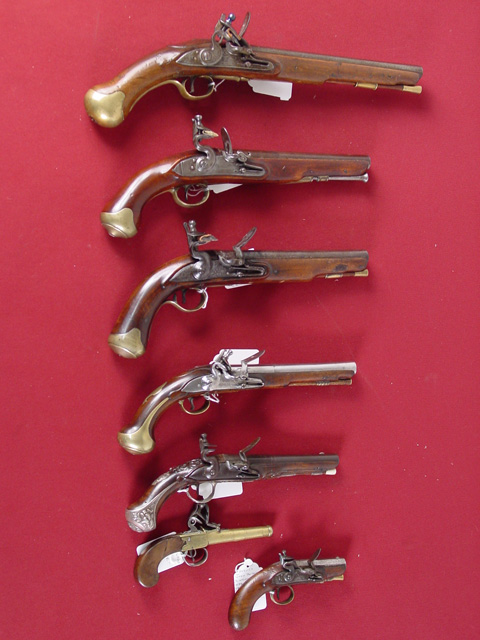 Collectio of 18th c. Flintlock Pistols