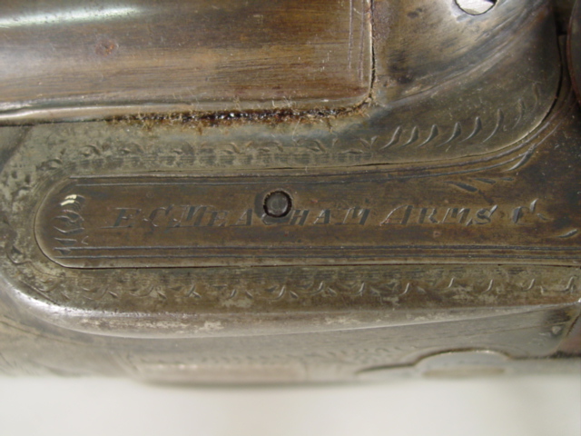 E.C. Meacham Double Barrell 12g. detail 2