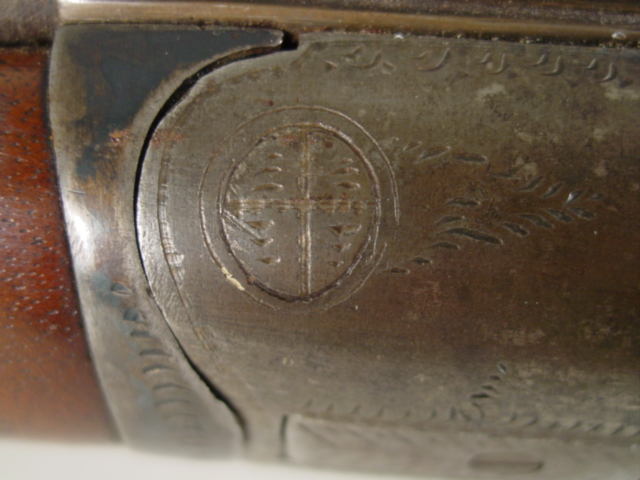 E.C. Meacham Double Barrell 12g. detail 3