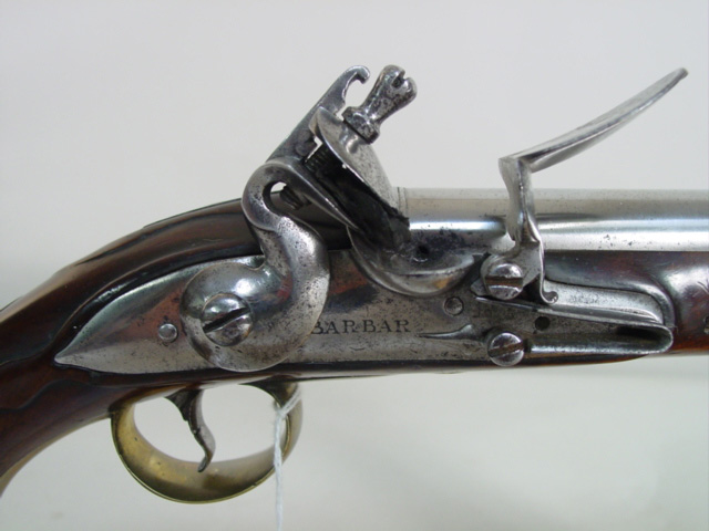 Officers pistol by James Barbar  ca. 1760-1780 (2)
