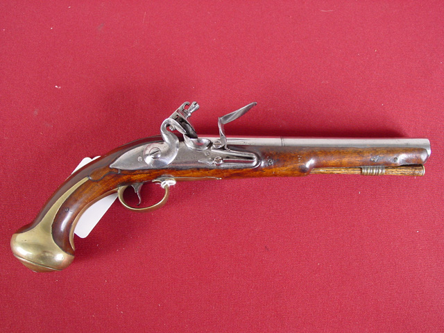 Officers pistol by James Barbar  ca. 1760-1780
