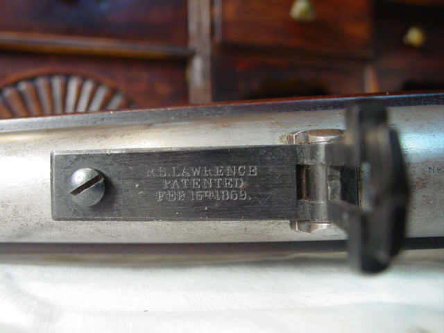 Prototype swing breach Spencer carbine .52 cal USpat. Feb 4 1862 from Winchester Museum Buffalo Bill Historical Center cu2