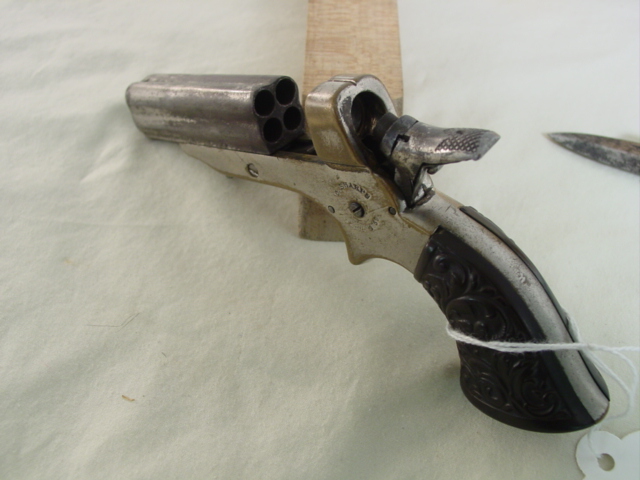 Sharps 4 Shot Derringer-GuttaPerca Grips 1859 (2)