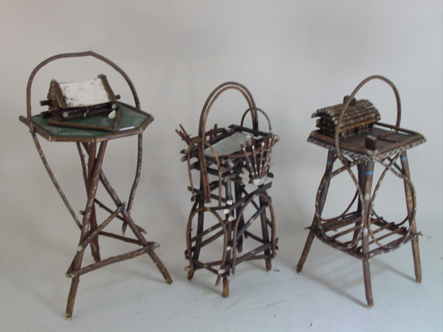 3 Adirondack smoking stands