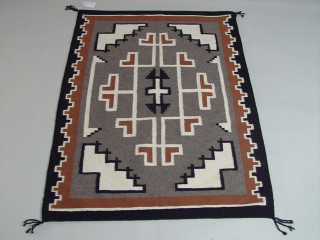 2 Grey Hills - Navajo rug 34x46