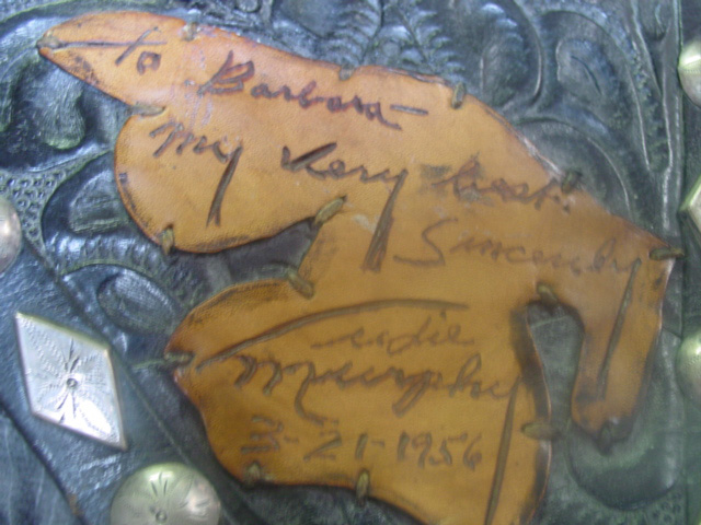 Audey Murphy Silver and Leather Saddle (9)