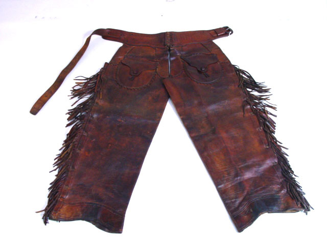 Shotgun Chaps leather buttons