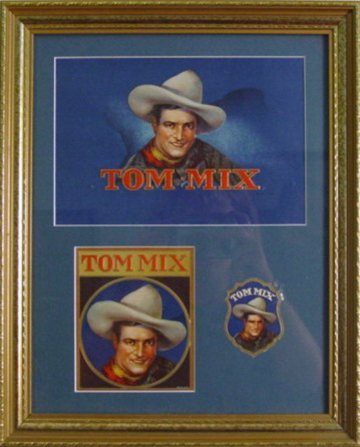 Tom Mix cigar label