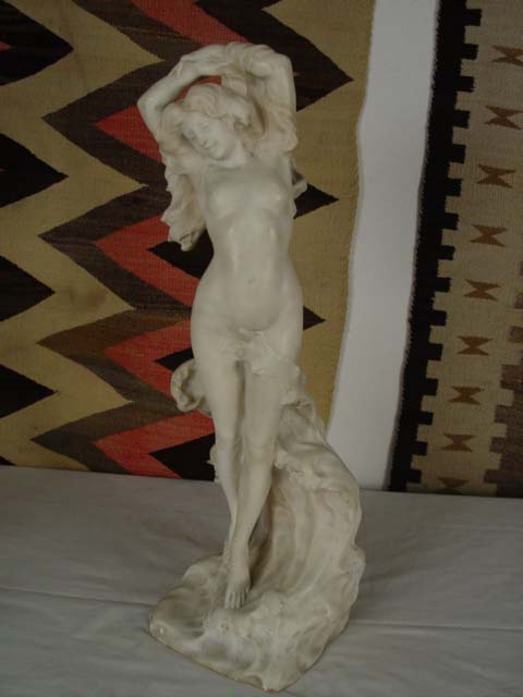 'Vittorio Caradossi' 25 Alabaster nude signed front