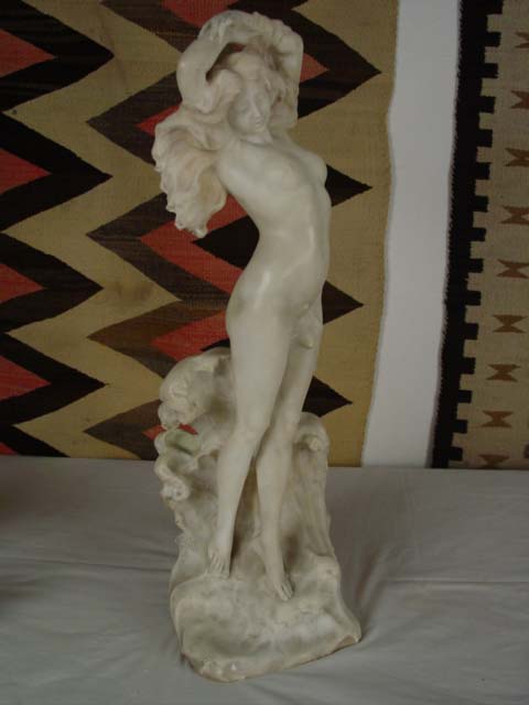 'Vittorio Caradossi' 25 Alabaster nude signed
