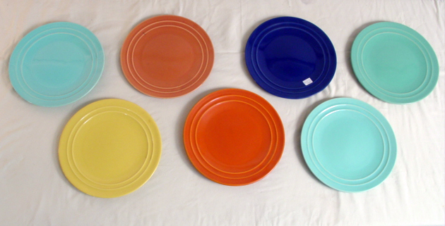 7 Pacific Pottery Hostess Ware 11+ Plates