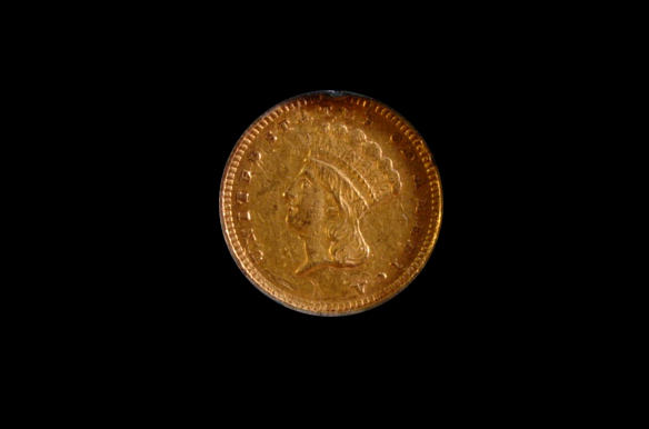 1861 1$ pc. MS62