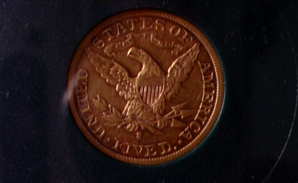 1897 S 5$ Liberty Gold pc. MS60 (2)