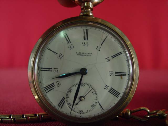 3 Gold filled pocket watches-2 Waltham 1 Shoemaker face
