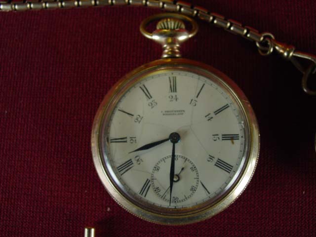 3 Gold filled pocket watches-T. Shoemaker