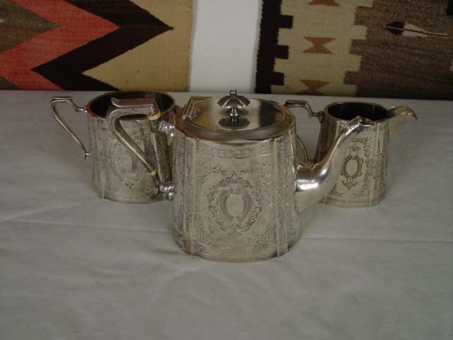 3 pc. antique tea set possibly Gorham