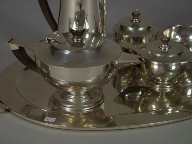 J Jimenez sterling 6pc coffee set cu