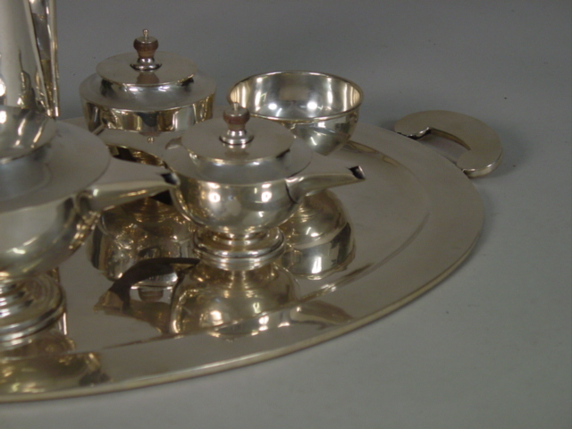 J Jimenez sterling 6pc coffee set cu2