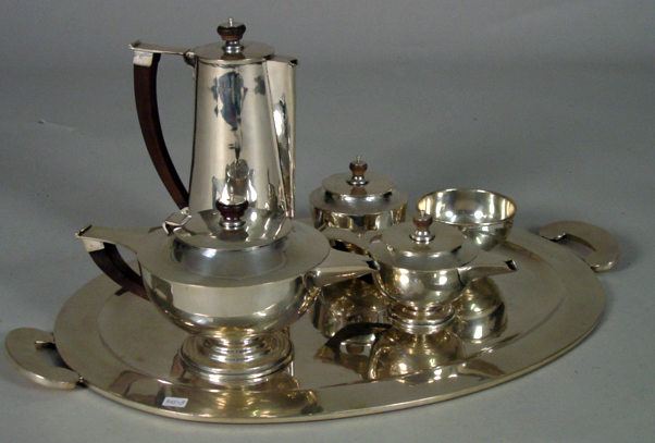 J Jimenez sterling 6pc coffee set