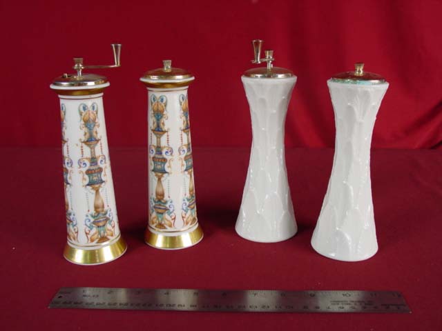 Lenox salt and pepper grinders - 2 sets
