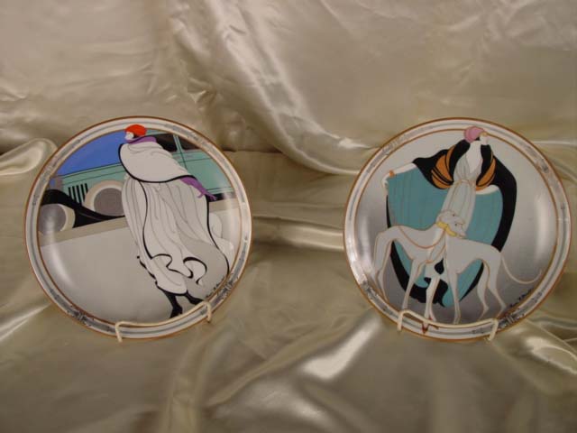 Maria McDonald collector Erte type plates