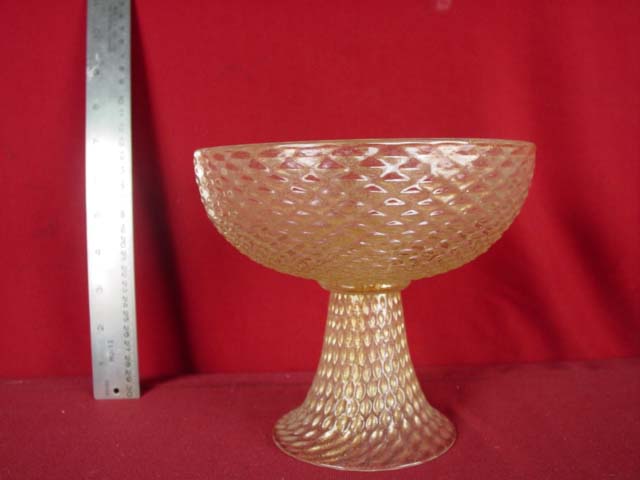 Murano compote 6.25inx7in