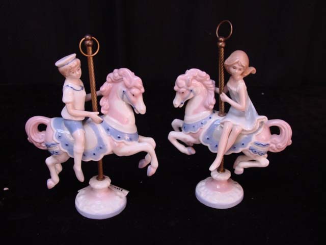 Paul Sebastian porcelian carousels