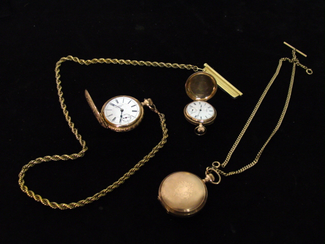 Waltham and Elgin pocket watches