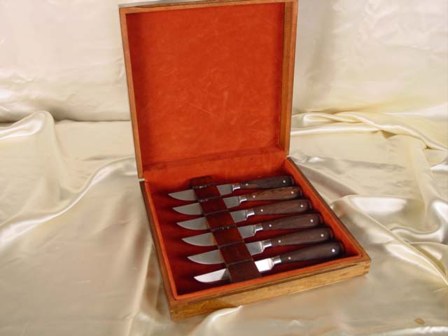 knives with rosewood handle