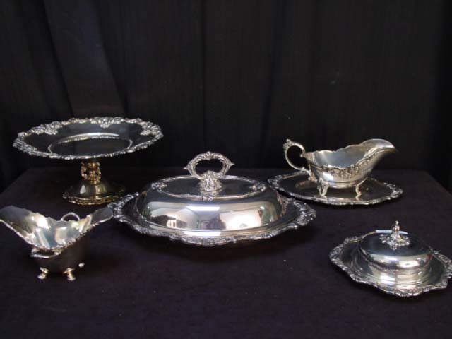 walace Silver plate serving pcs - 6