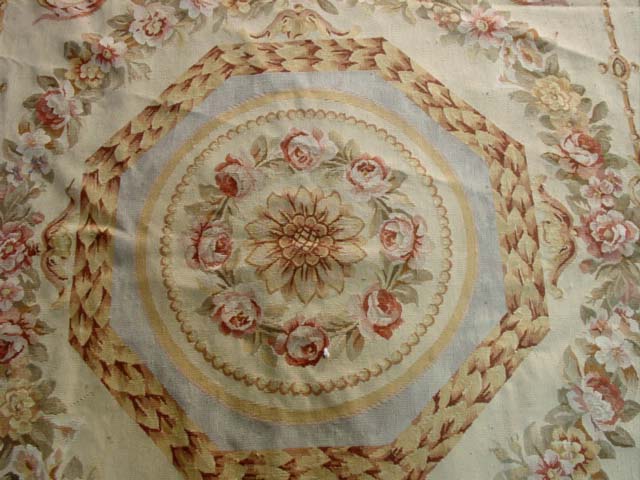 Chinese Aubusson wool Carpet, 9x12  Handmade cu