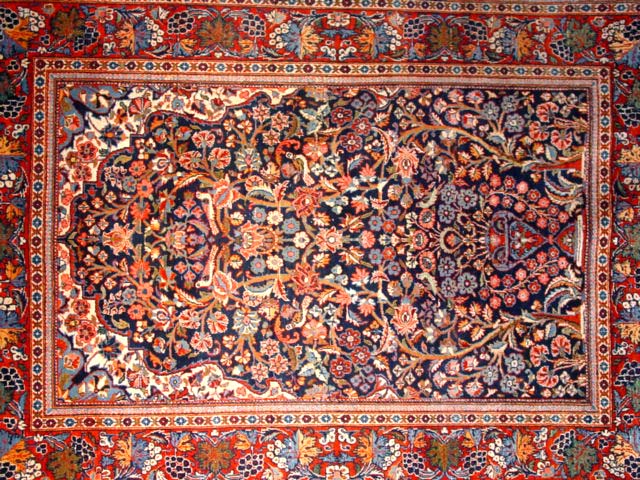 Kashan prayer Rug 2