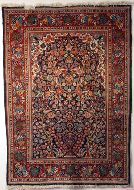 Kashan prayer rug